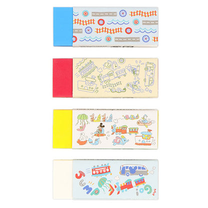 TDR - Go-Go-Go! with Disney Vehicles Collection - Eraser set