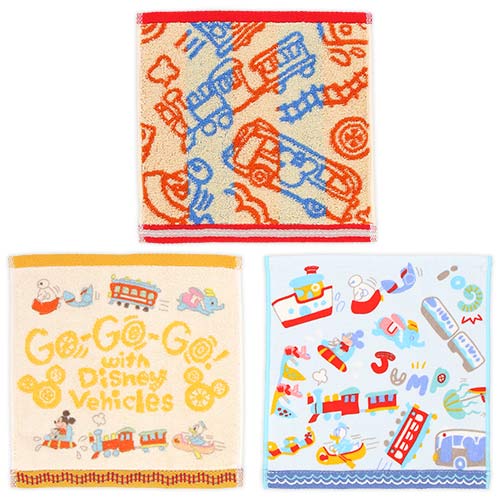 TDR - Go-Go-Go! with Disney Vehicles Collection - Mini towel set