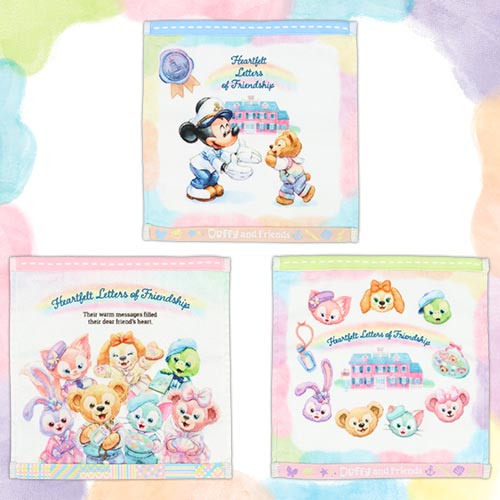 Tokyo DisneySea Limited Edition Duffy Mini Towel Set - Heartfelt Letters of Friendship Collection 2026