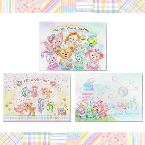 Tokyo DisneySea Limited Edition Duffy Clear Folder Set - Heartfelt Letters of Friendship Collection 2026