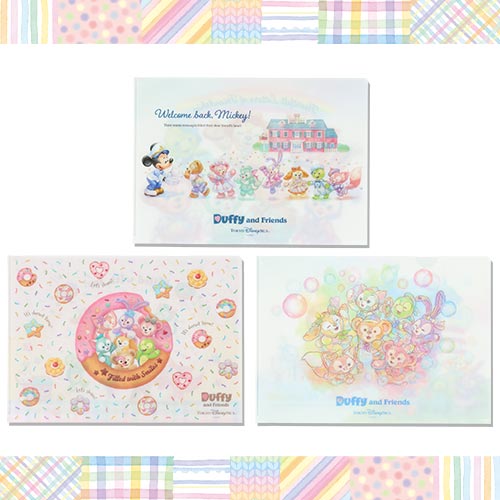 Tokyo DisneySea Limited Edition Duffy Clear Folder Set - Heartfelt Letters of Friendship Collection 2026