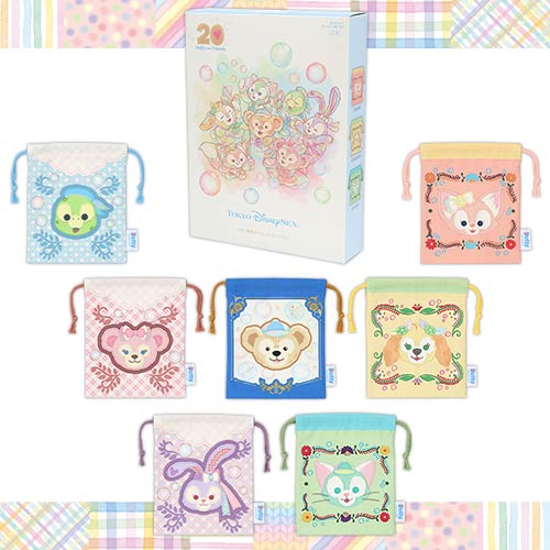 Tokyo DisneySea Limited Edition Duffy String Bag Set - Heartfelt Letters of Friendship Collection 2026