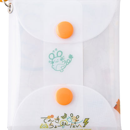 Clear Case with Carabiner Stick Together Give Me Electricity! | Pokémon Center Japan