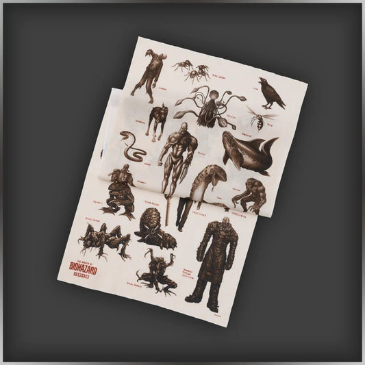 Creature Encyclopedia Washcloth | The World of Resident Evil 30th Anniversary Exhibition
