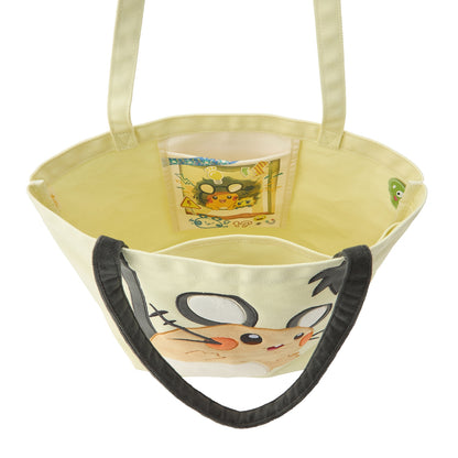 Dedenne and Joltik Tote Bag with a Flat Coin Purse Give Me Electricity! | Pokémon Center Japan