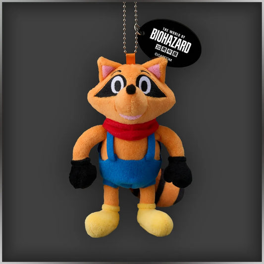 Mr. Raccoon Mascot Keychain | The World of Resident Evil 30th Anniversary Exhibition