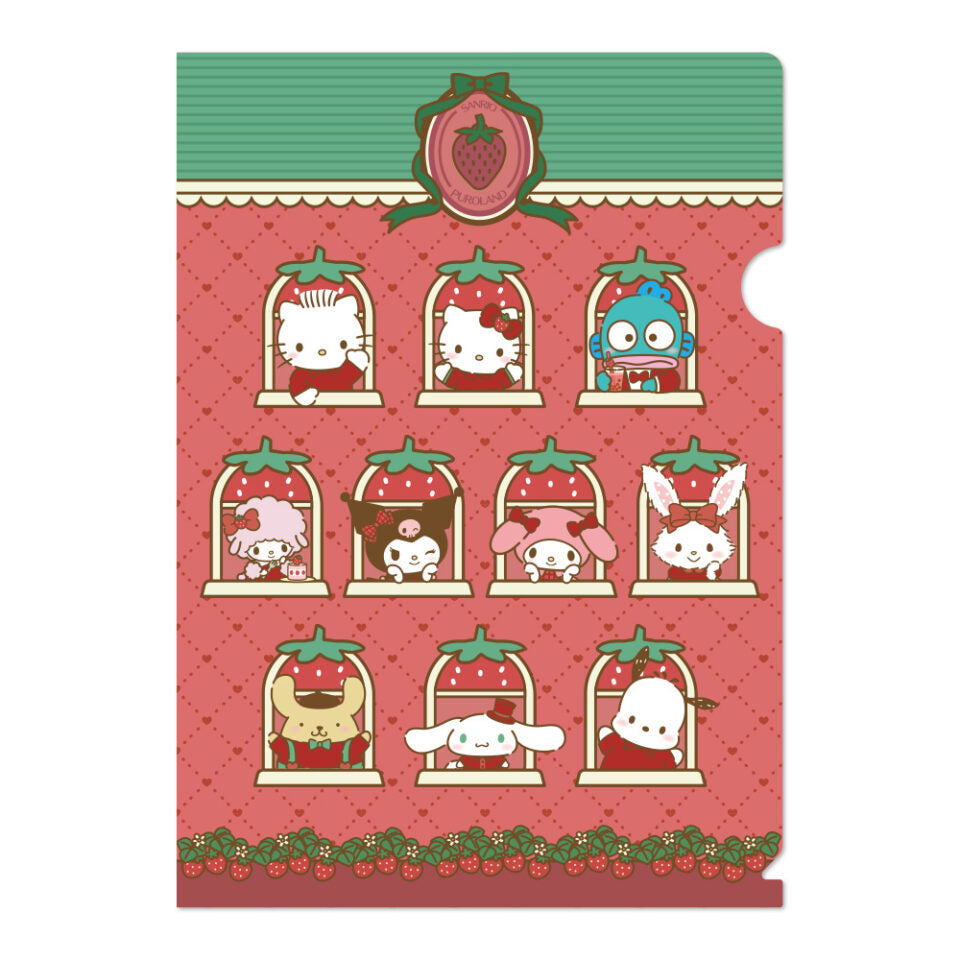 Sanrio Puroland - Strawberry collection - A4 file