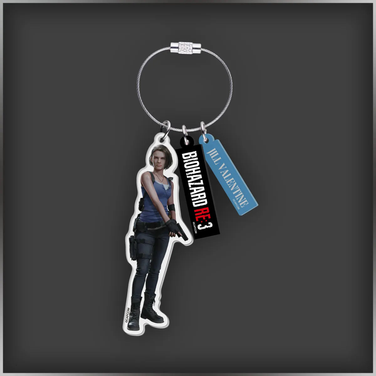 Acrylic Keychain (7 types) Biohazard 30th Anniversary Exhibition | THE WORLD OF BIOHAZARD Exhibition Shop