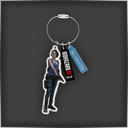 Acrylic Keychain (7 types) Biohazard 30th Anniversary Exhibition | THE WORLD OF BIOHAZARD Exhibition Shop