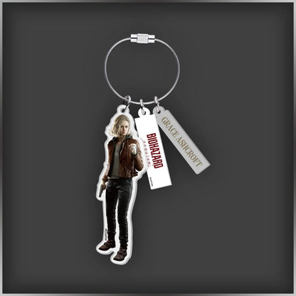 Acrylic Keychain (7 types) Biohazard 30th Anniversary Exhibition | THE WORLD OF BIOHAZARD Exhibition Shop