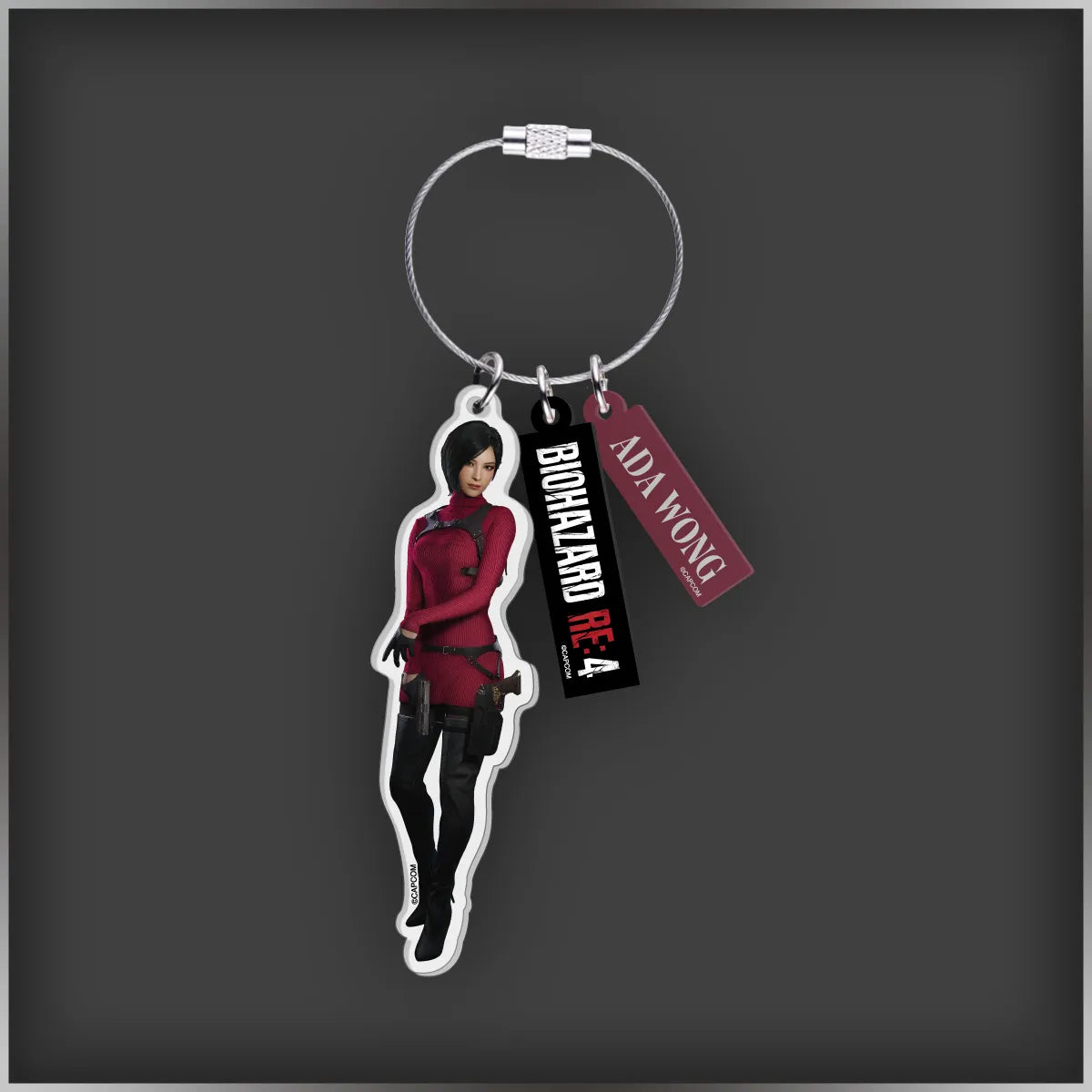Acrylic Keychain (7 types) Biohazard 30th Anniversary Exhibition | THE WORLD OF BIOHAZARD Exhibition Shop