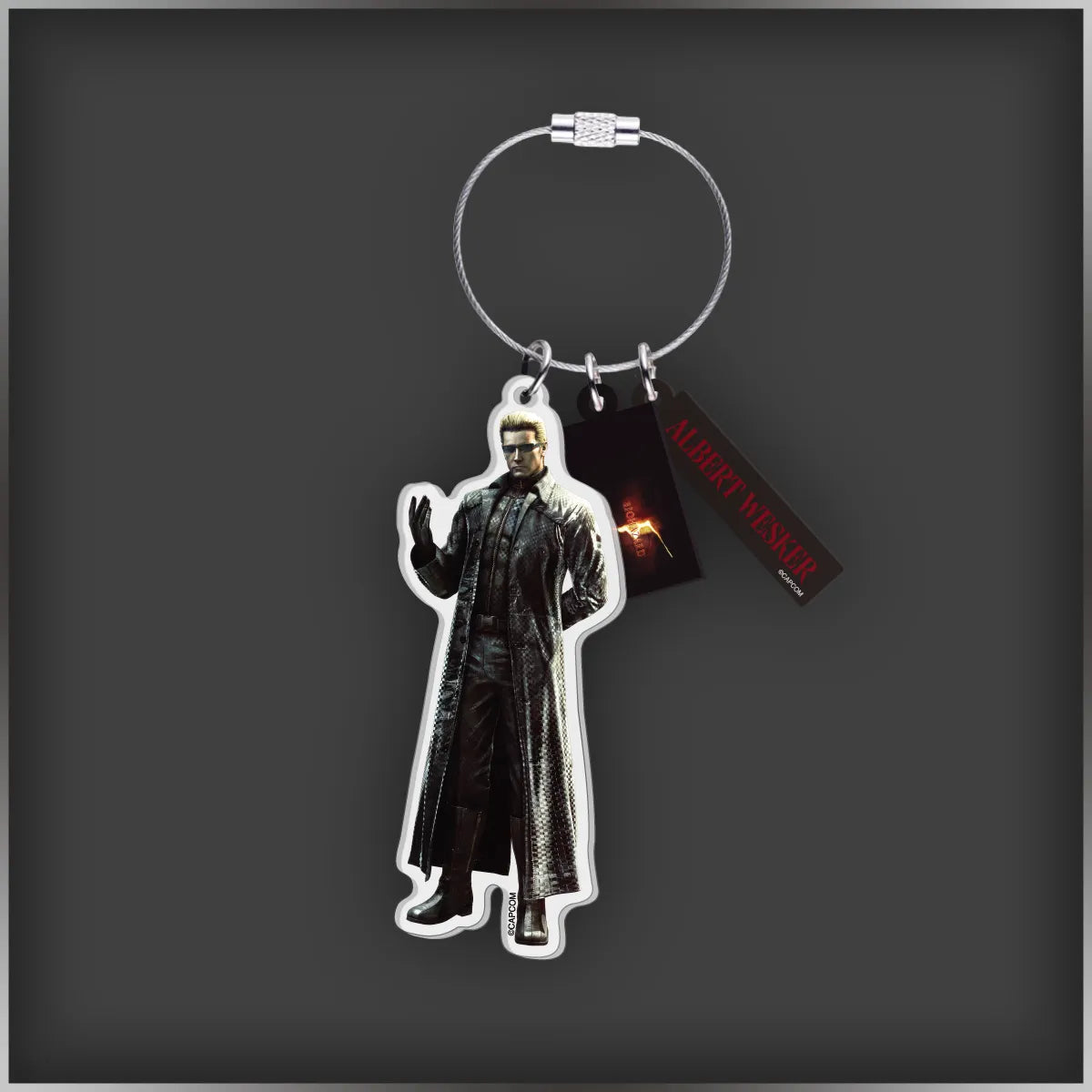 Acrylic Keychain (7 types) Biohazard 30th Anniversary Exhibition | THE WORLD OF BIOHAZARD Exhibition Shop