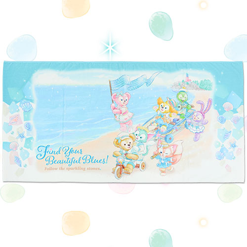 Official Tokyo DisneySea exclusive merchandise from the Duffy and Friends 'Find Your Beautiful Blues' collection.