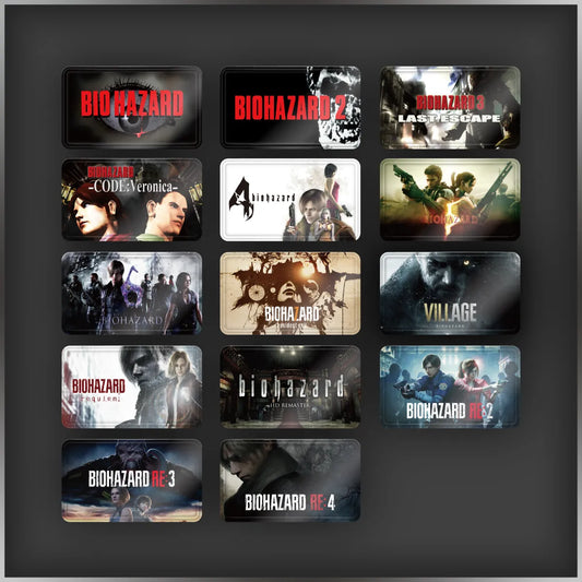 CM Plate (14 types) Biohazard 30th Anniversary Exhibition | THE WORLD OF BIOHAZARD Exhibition Shop