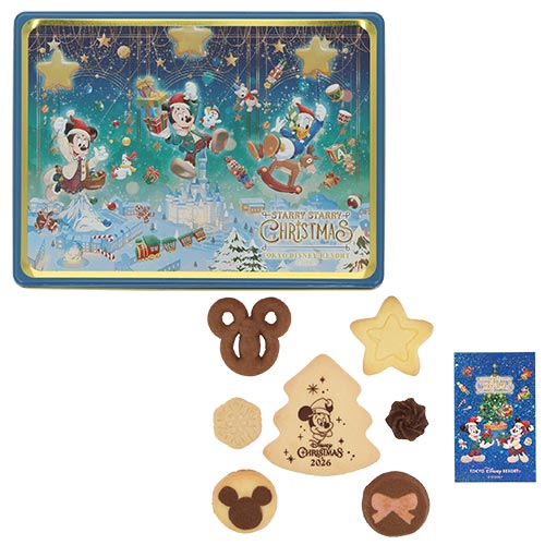Assorted Cookies Disney Christmas 2026 Mickey & Friends | Tokyo Disneyland & Tokyo DisneySea