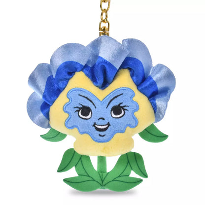 TDR - DISNEY ALICE IN WONDERLAND 75TH ANNIVERSARY - Blue Pansy Keychain