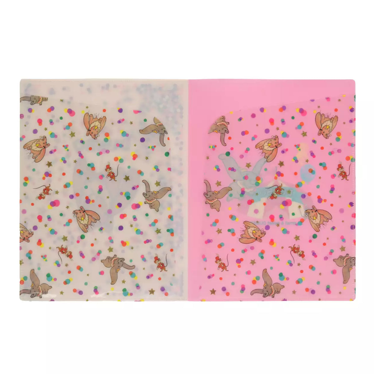 Dumbo and Timothy Plastic Folder (2 Pockets) Dumbo 85TH ANNIVERSARY | Disney Store Japan