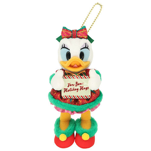 Daisy Duck Plush Badge Disney Christmas 2026 Mickey & Friends | Tokyo Disneyland & Tokyo DisneySea