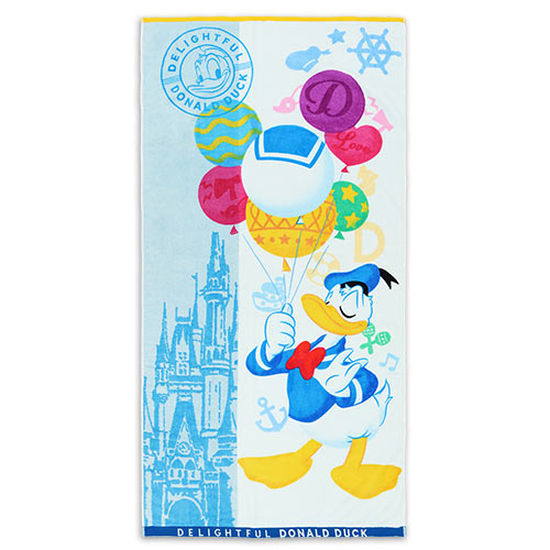 Donald Bath Towel Delightful Donald Duck | Tokyo Disney Resort