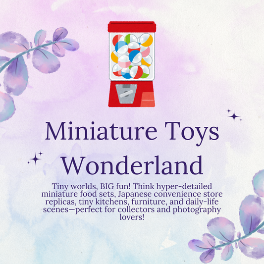 [FREE SHIPPING] GACHA MART - Gacha Blind Box - Miniature Toys Wonderland (5 gacha in 1 box)
