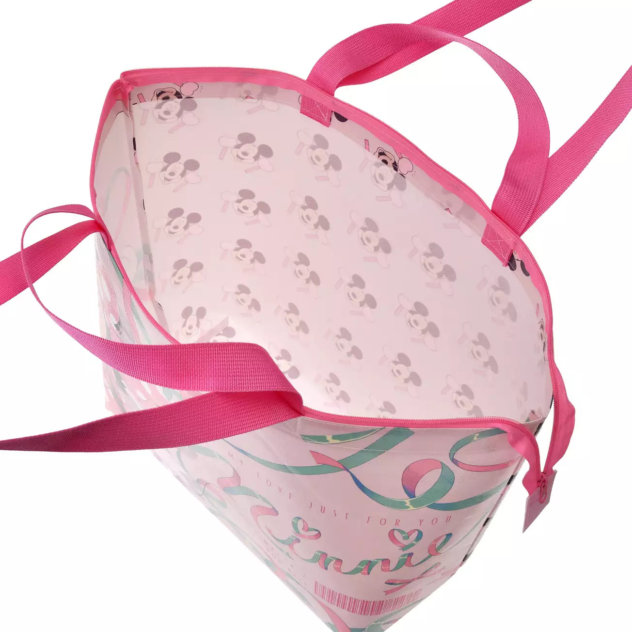 A merchandise item from the Disney Store Japan 'Minnie Day' collection, featuring Minnie Mouse with a bright, cheerful spring design. The product includes pastel colors, floral or ribbon motifs, and a cute, celebratory aesthetic in honor of Minnie Day (March 2nd).