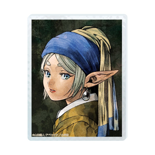 Frieren Acrylic Magnet | Vermeer's Girl with a Pearl Earring