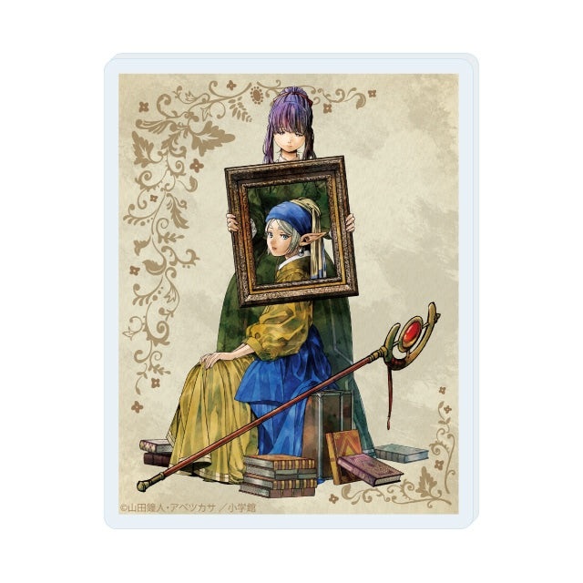 Frieren and Fern Acrylic Magnet | Vermeer's Girl with a Pearl Earring