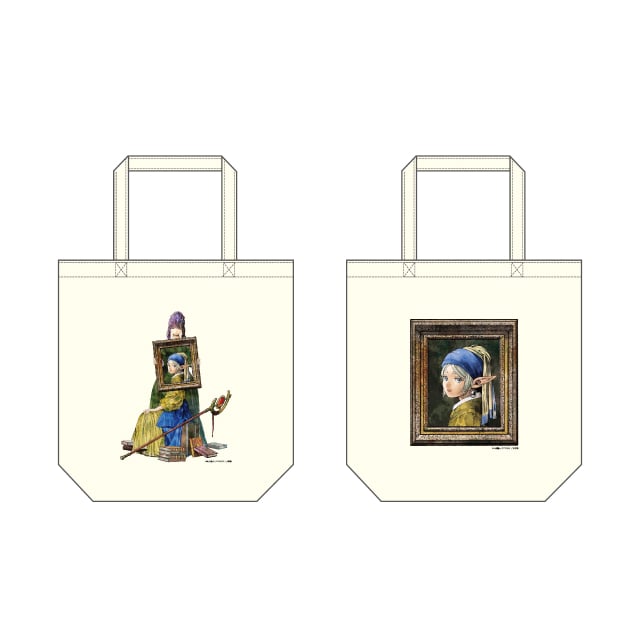 Frieren and Fern Tote Bag | Vermeer's Girl with a Pearl Earring