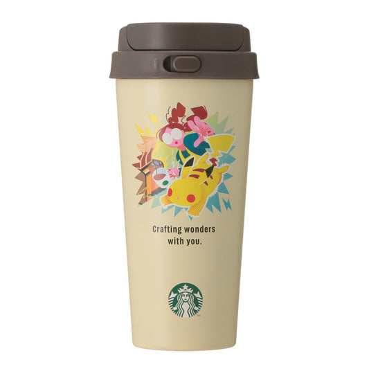 Pikachu Stainless Steel TOGO Bottle 473ml Pokémon + Starbucks | Starbucks Japan