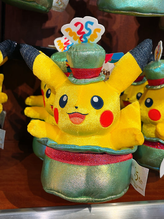 Official Universal Studios Japan 25th Anniversary Pok?mon merchandise featuring limited-edition celebratory designs.
