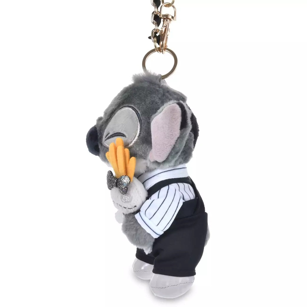 Stitch and Scrump Plush Keychain Kuronohi - Black Style | Disney Store Japan