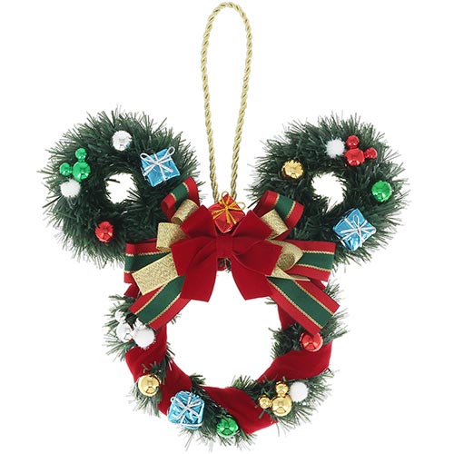 Mickey Mouse Wreath (large) Disney Christmas 2026 Mickey & Friends | Tokyo Disneyland & Tokyo DisneySea