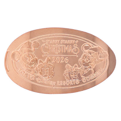Souvenir Medal Book with Medal Disney Christmas 2026 Mickey & Friends | Tokyo Disneyland & Tokyo DisneySea