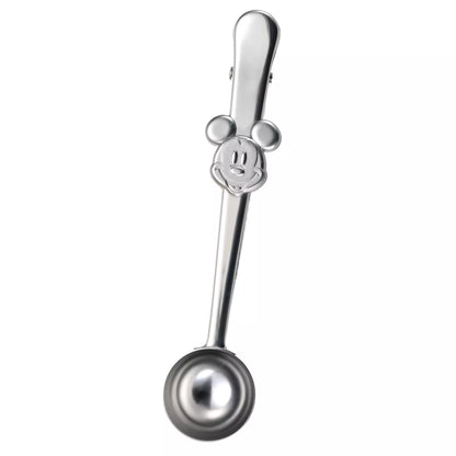 Disney Store Japan-Mickey's Coffee Life with Cafe-Coffee Major Spoon with Clip-LEALEA MART