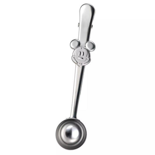 Disney Store Japan-Mickey's Coffee Life with Cafe-Coffee Major Spoon with Clip-LEALEA MART