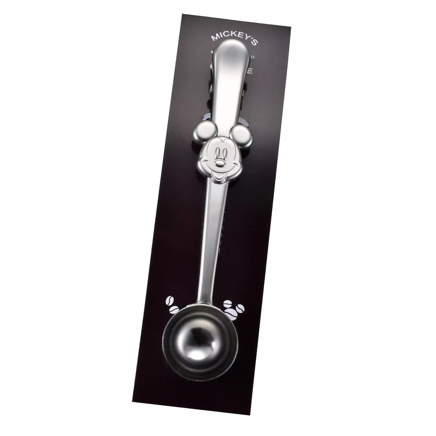Disney Store Japan-Mickey's Coffee Life with Cafe-Coffee Major Spoon with Clip-LEALEA MART