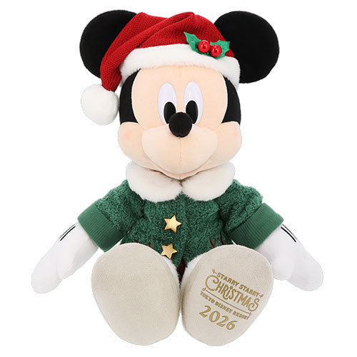 Mickey Mouse Plush Disney Christmas 2026 Mickey & Friends | Tokyo Disneyland & Tokyo DisneySea