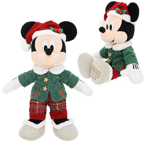Mickey Mouse Plush Disney Christmas 2026 Mickey & Friends | Tokyo Disneyland & Tokyo DisneySea