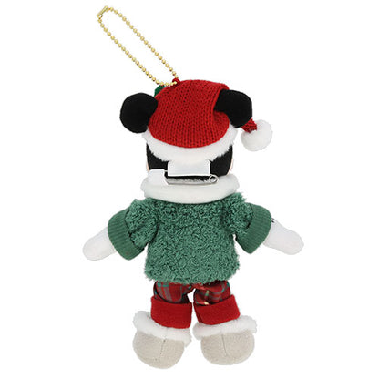 Mickey Mouse Plush Badge (green outfit) Disney Christmas 2026 Mickey & Friends | Tokyo Disneyland & Tokyo DisneySea