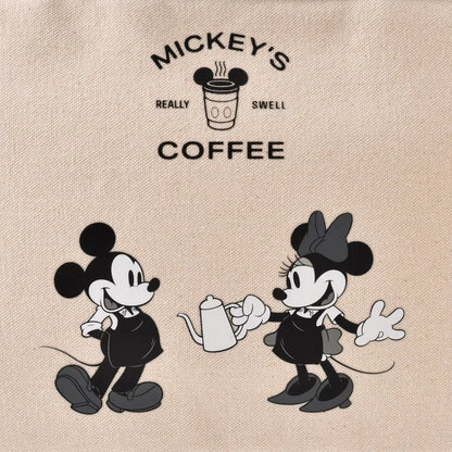 Disney Store Japan-Mickey's Coffee Life with Cafe-Mickey and Minnie Cooler Bag-LEALEA MART