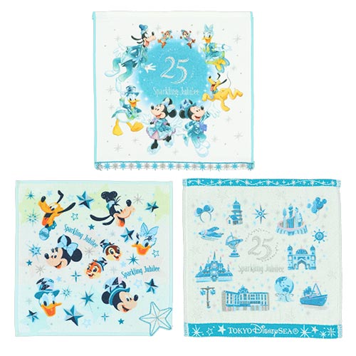 TDR - DisneySea 25th“Sparkling Jubilee” - Mini towel set