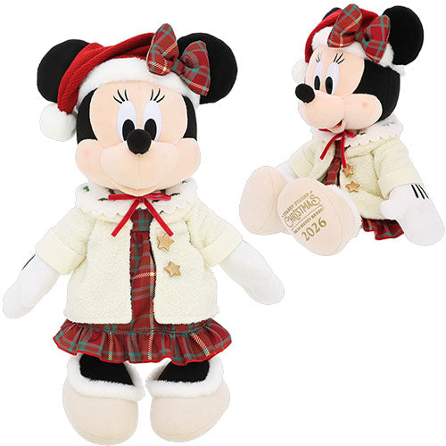 Minnie Mouse Plush Disney Christmas 2026 Mickey & Friends | Tokyo Disneyland & Tokyo DisneySea
