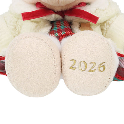 Minnie Mouse Plush Badge (plaid outfit) Disney Christmas 2026 Mickey & Friends | Tokyo Disneyland & Tokyo DisneySea