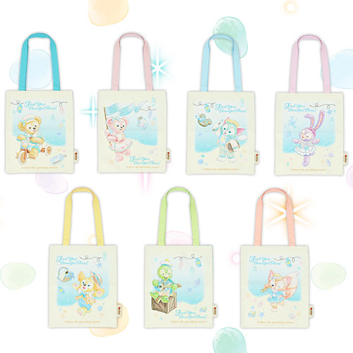 Official Tokyo DisneySea exclusive merchandise from the Duffy and Friends 'Find Your Beautiful Blues' collection.
