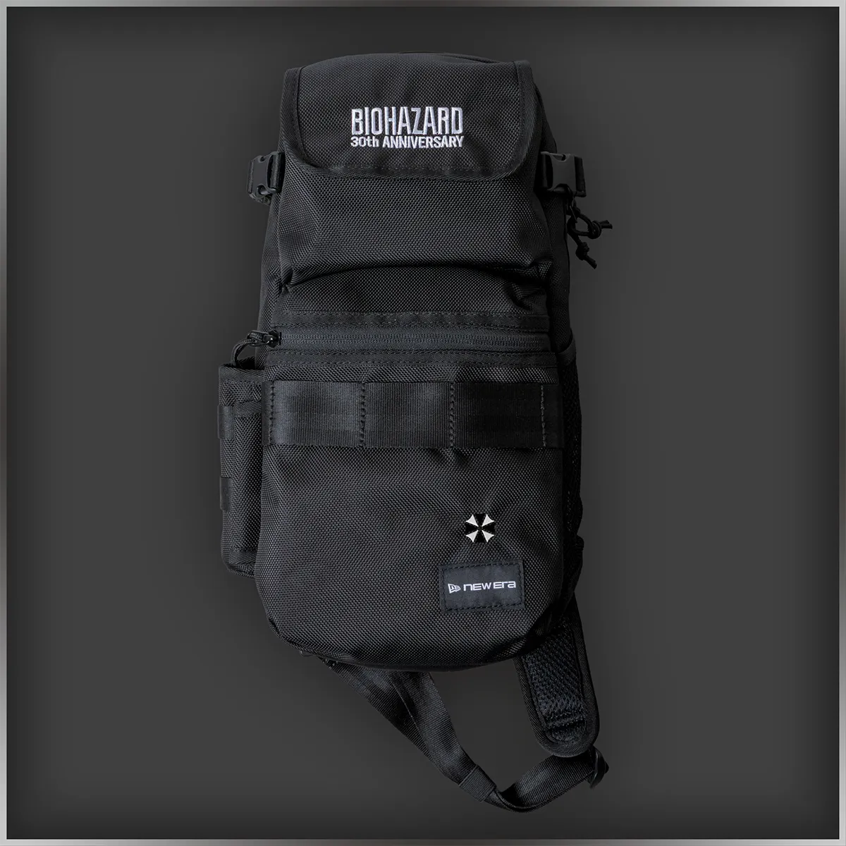 NEW ERA x BIOHAZARD Sling Body Bag Biohazard 30th Anniversary Exhibition | THE WORLD OF BIOHAZARD Exhibition Shop