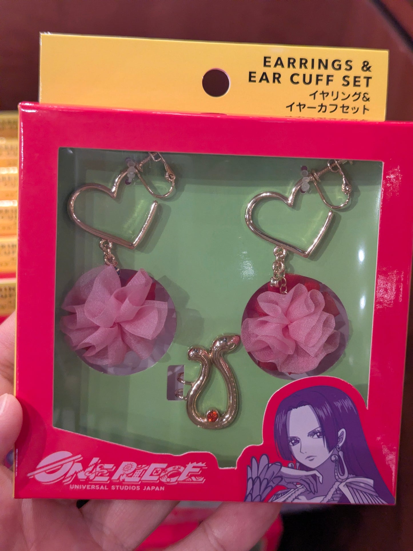Hancock Earrings and Ear Cuffs Set One Piece Premier Summer 2026 | Universal Studios Japan