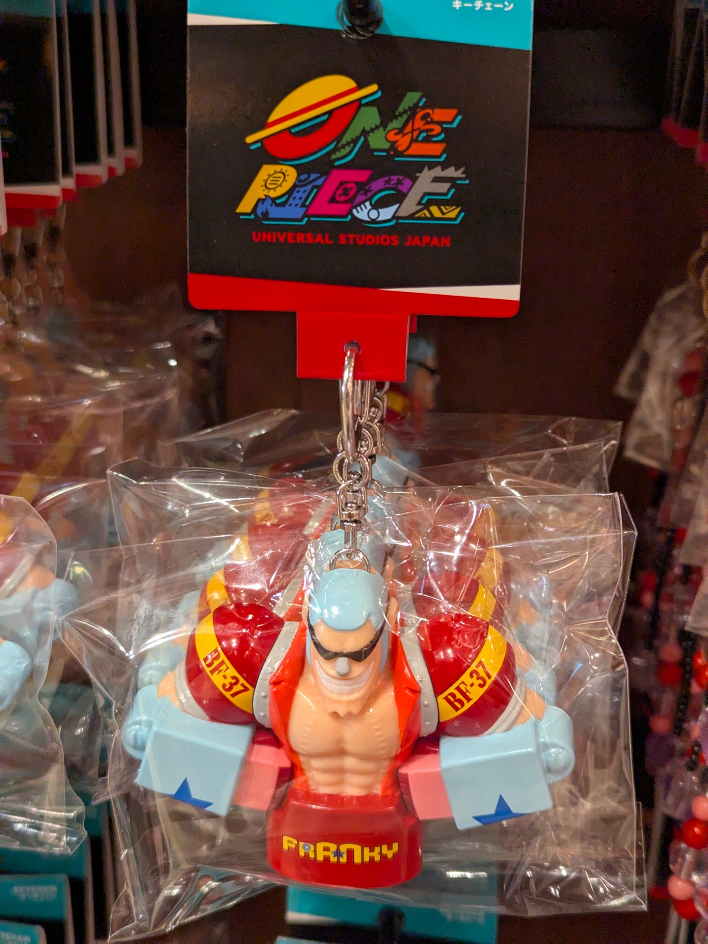 Franky Lighting Keychain One Piece Premier Summer 2026 | Universal Studios Japan