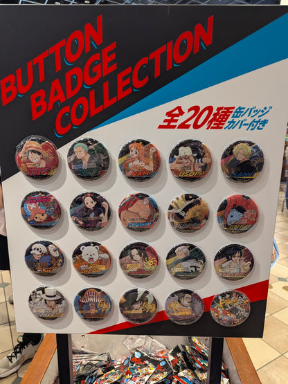 One Piece Random Pinback Button One Piece Premier Summer 2026 | Universal Studios Japan