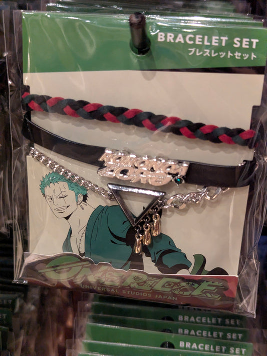 Zoro Bracelets Set One Piece Premier Summer 2026 | Universal Studios Japan