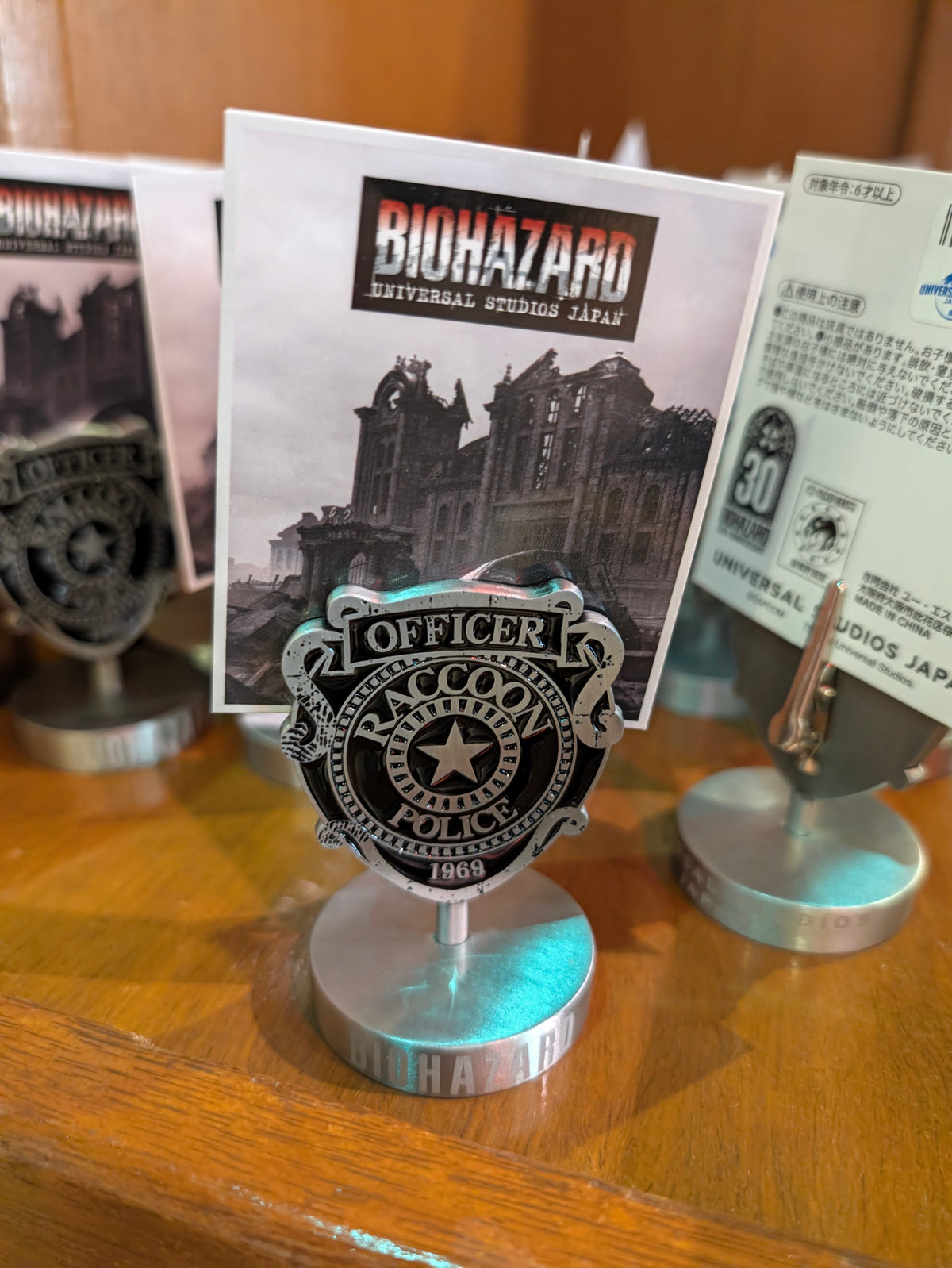 R.P.D. Memo Stand BIOHAZARD requiem: The Dive | Universal Studios Japan